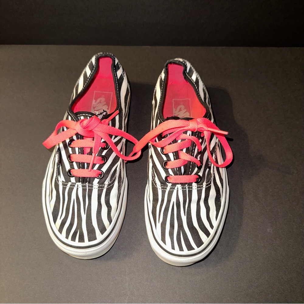 Zebra Striped Vans